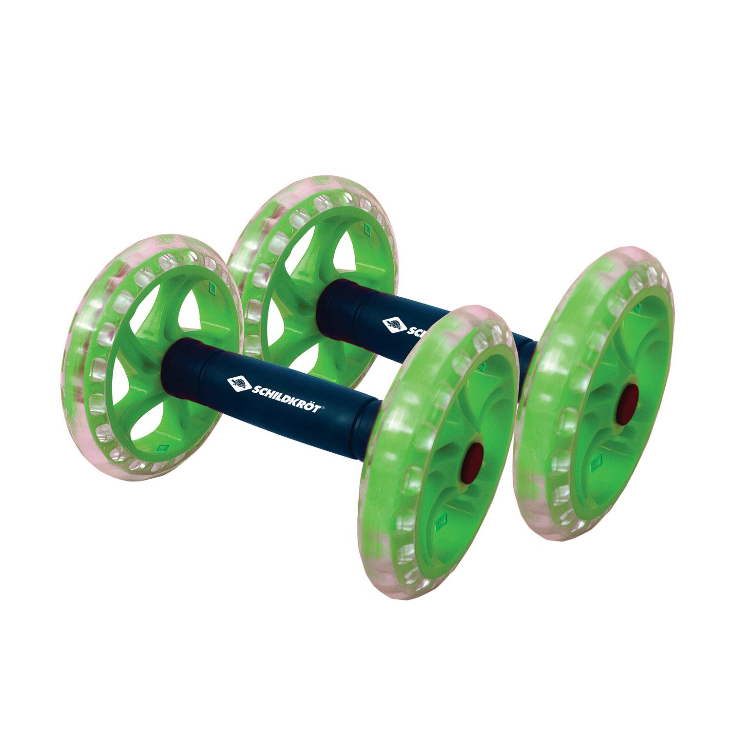 Schildkröt Fitness Dual Roller, Set of 2, New Version with Ball Bearings, Core Wheel, AB Trainer, 960147