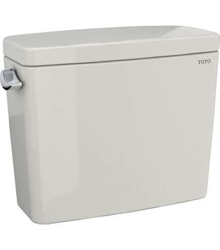 とと TOTO Drake 1.28 GPF Toilet Tank with Right-Hand Trip Lever