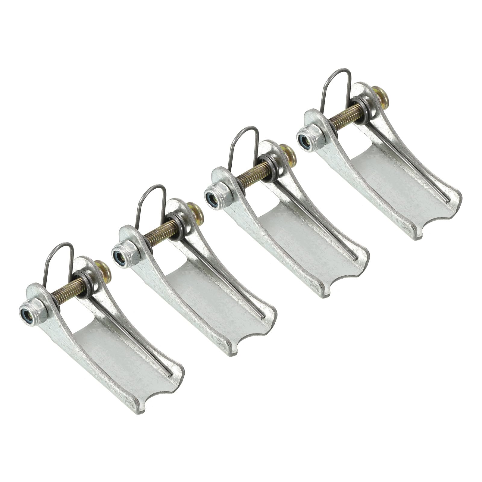 PATIKIL 1.6 Inch Replacement Hooks Latch, 4 Pack Metal Towing Receiver Hitch for Clevis Hook Trailer, Silver