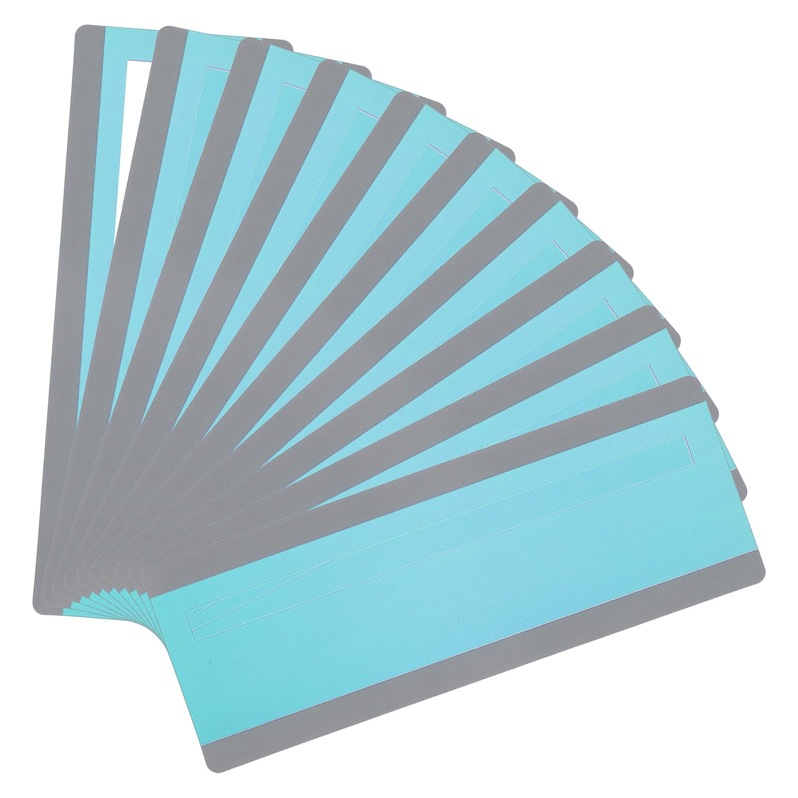 PATIKIL Guided Reading Strips, 20pcs Highlight Colored Overlay Bookmarks Sentence Strips Reading Tracking Ruler Teacher Supplies for Classroom, Blue