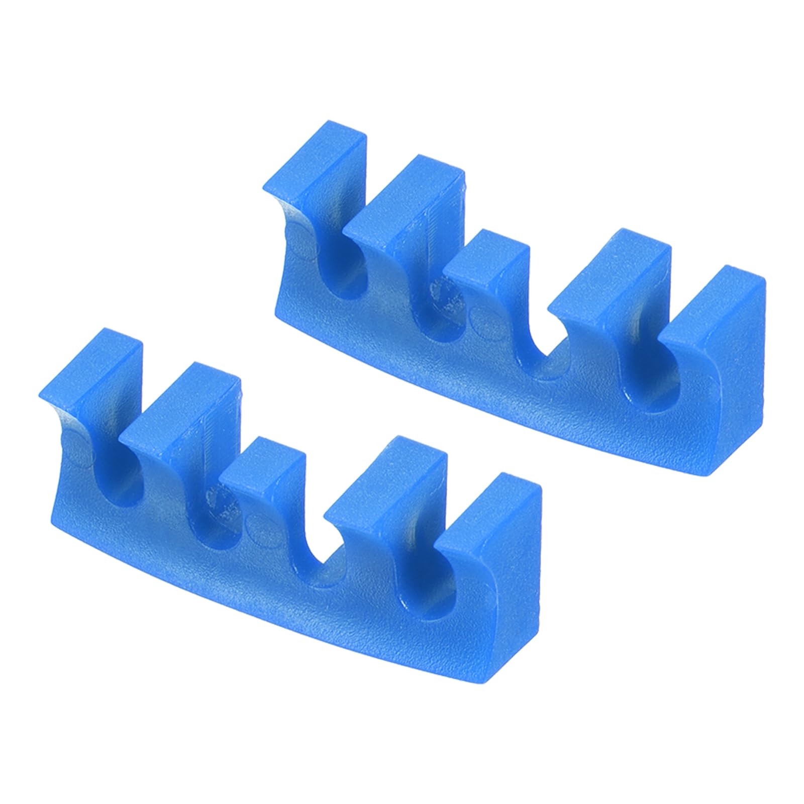 M METERXITY 2 Pack Badminton Stringing Racquet Load Spreader - Badminton Pressure Reducer Stringing Protector Threading Machine Adapter for Repair Fixing (Blue)