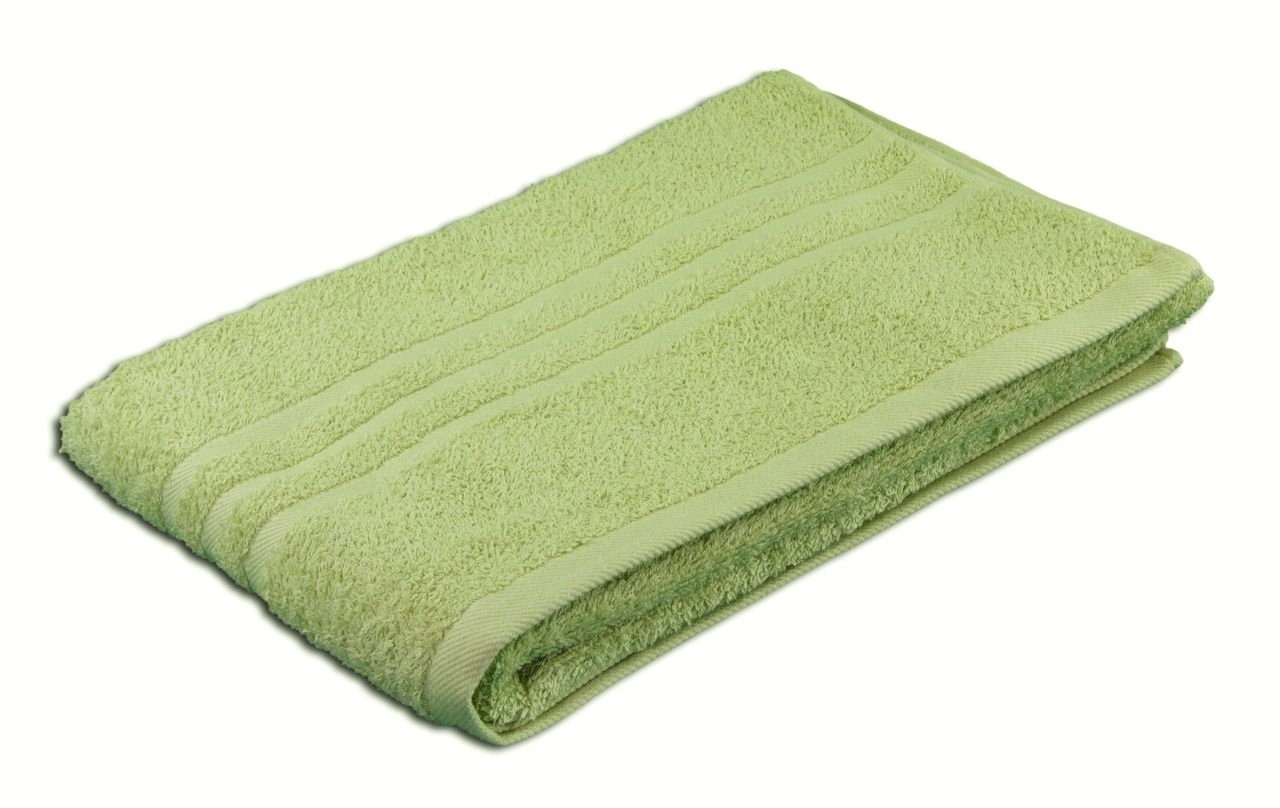 Gözze - Elegant Bath Towel, Sylt, 100% Cotton, Heavy Weight (440 g/m²), 100 x 150 cm - Lime — image 1