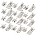 uxcell 12 Pairs AA Batteries Metal Battery Spring Contact Plate Replacement for Remote Control Battery Charger