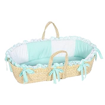 green moses basket