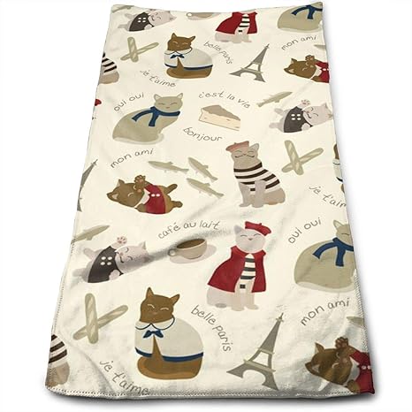 Amazon 小さい フランスの猫たちin Paris 50 100 ポリエステルマイクロファイバー超吸収性ヘアタオル 美容 スポーツ 家具タオルカラフル ハンドタオル ホーム キッチン オンライン通販 Amazon 小さい フランスの猫たちin Paris 50 100 ポリエステルマイクロファイバー超吸収性ヘアタオル 美容 スポーツ 家具タオルカラフル ハンドタオル ホーム キッチン オンライン通販