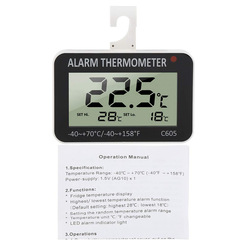 The 10 Best Digital Alarming Refrigerator Thermometers