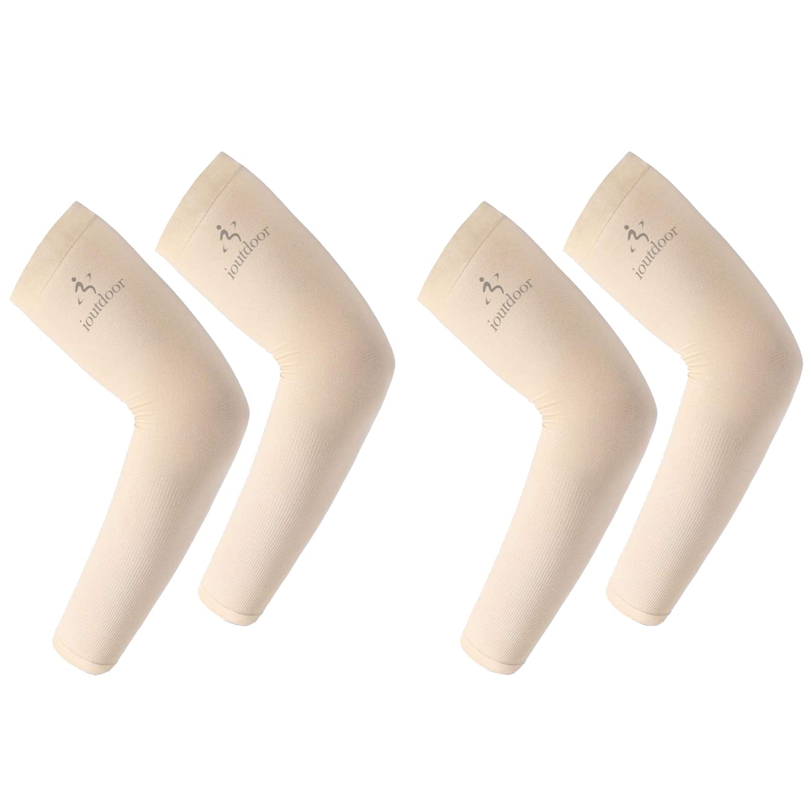 Arm Sleeves UV Protection,Arm Warmers Support Stretchy Anti-slip,Compression Sleeves to Cover Arms Womens Mens Youth for Covering Tattoo Basketball Running Cycling Gardening Outdoor (Yellow 2 Pairs)