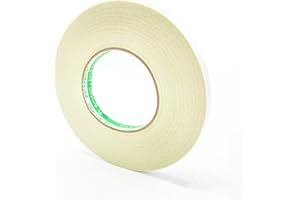 KAIHENG 1/2 Inch x 200 Feet Fabric Tape Double Sided, Clear Adhesive Cloth Hem Tape Leather Tape No Sew Stitch Witchery Hemming Tape for Clothes, Fabric, Pants, Dress