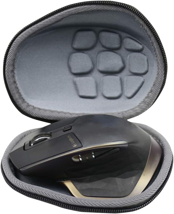 Hard Travel Case for Logitech MX Master/Master 2S Wireless Mouse by SANVSEN (Black)