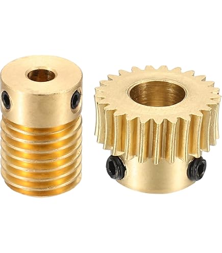 Fevas 20PCS 15T D-Shape Blue Plastic Spur D Gear 0.5 Modulus Teeth