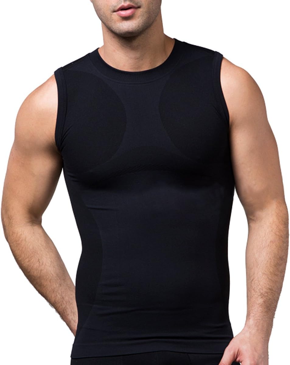 SodacodaMen Lightweight Active Wear, Cooling & Quick-Dry Base Layer Undershirt, Anti-Odour Gym Vest