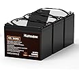 HumsiENK 12V 100Ah LiFePO4 Battery Lithium Built In 100A Smart BMS Portable Group 24 Size Lithium 1280Wh Battery 15000 Deep Cycles 10 Years Lifespan for RV Solar Energy Off Grid Trolling Motor (3PACK)