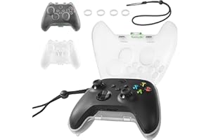 NANANINO Xbox Series X Controller Storage Box, Protective Hard Shell Case for Xbox Series S Controller (Clear)