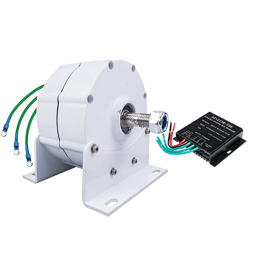 AISINILALAO 12000W Permanentmagnetgenerator – 3-Phasen AC, 12/24/48/220V Wählbar, 450 U/min, Direktantrieb, Für Wind- & Wasserkraft