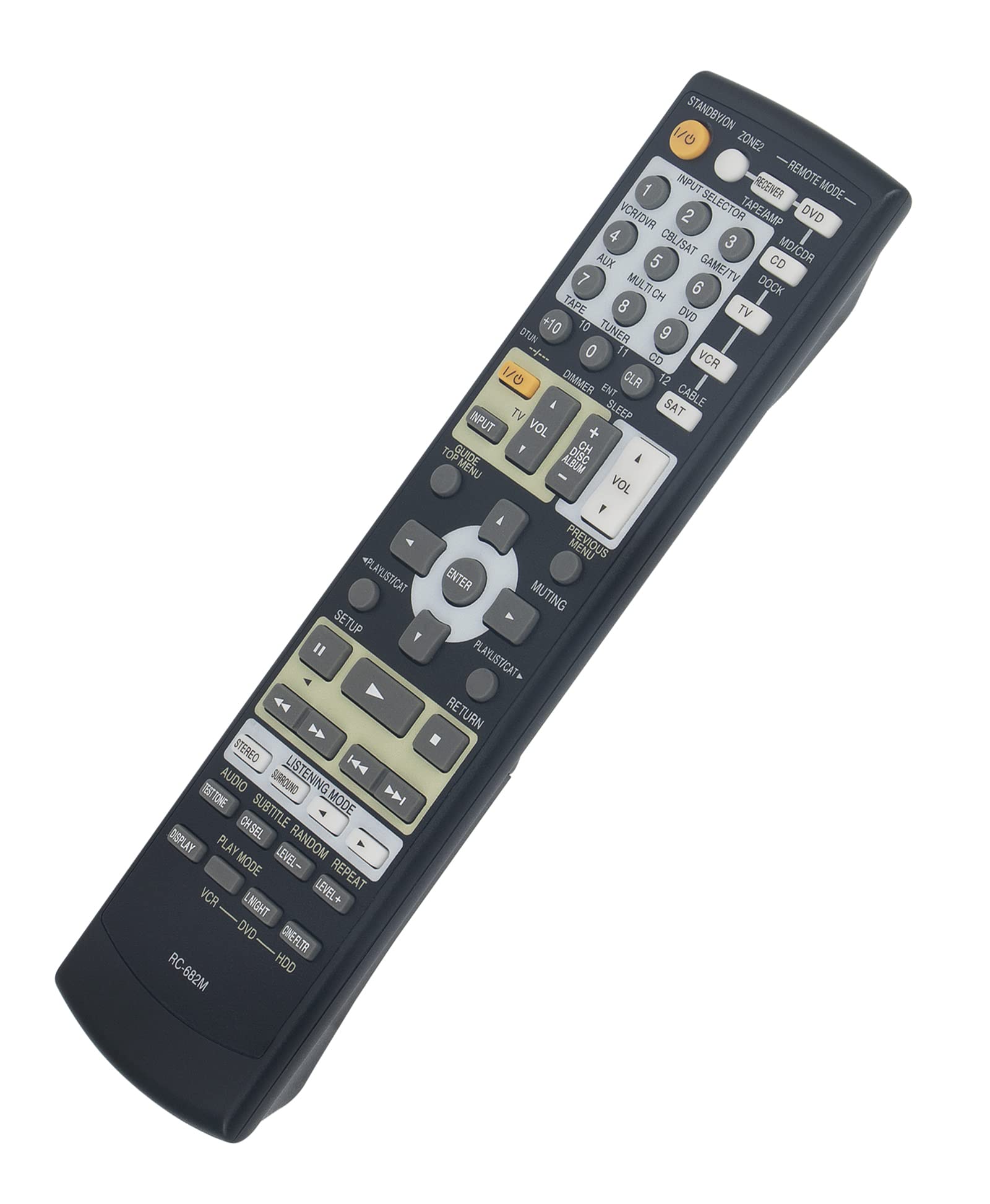 Rc684 Remote Mua RC-682M Replacement Remote Control fit for Onkyo AV Receiver AV ...