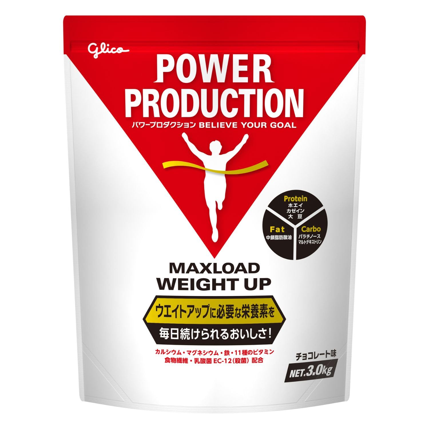POWER PRODUCTION パワープロダクション マックスロードウエイトアップ チョコレート味 3.0kg 増量時 食事代替商品画像