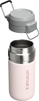 Stanley Quick Flip 0.47L Stainless Steel Water Bottle Rose Quartz view 8