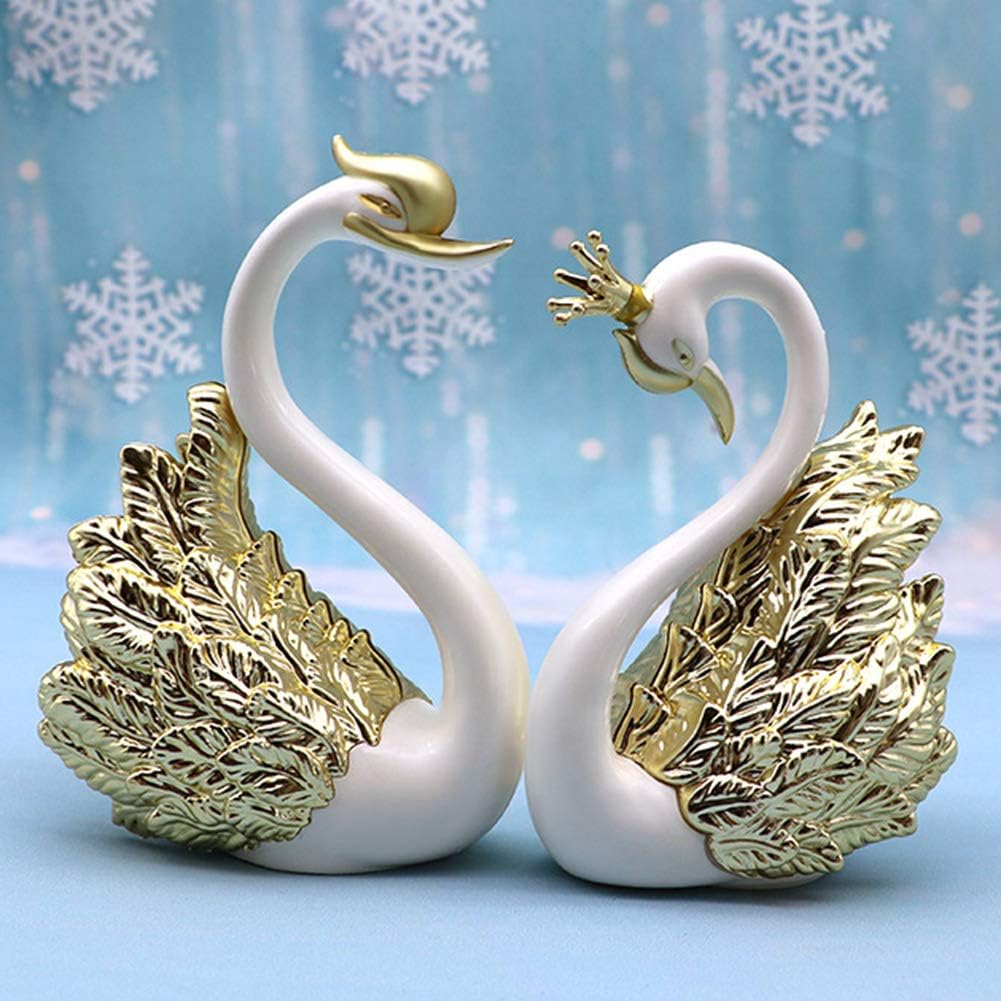 Patisserie Dore 10 Cm Saniswink Decoration De Gateau En Forme De Cygne Pour La Saint Valentin Fete Danniversaire De Mariage Patisserie Ustensiles A Patisserie Napravi Rs