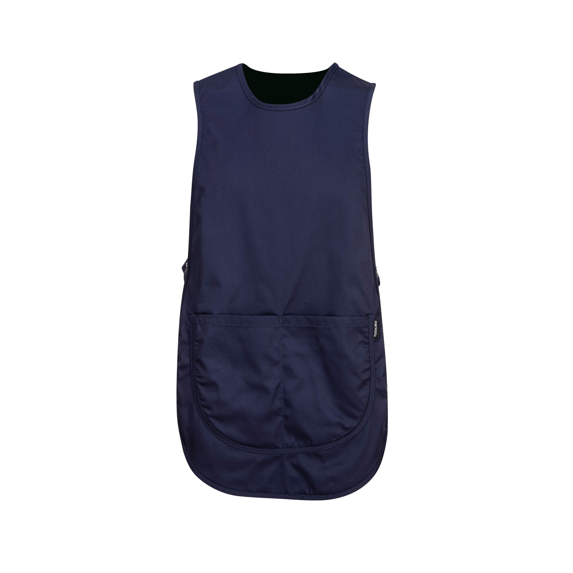 Portwest S843 Workwear Adjustable Safety Tabard Navy, S/M