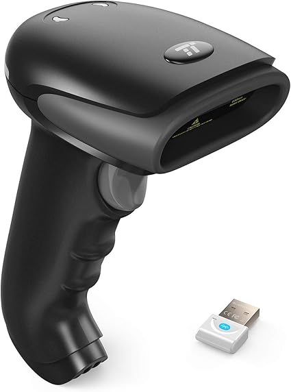 Lecteur Code Barres 2 En 1 Taotronics Barcode Scanner Bluetooth Filaire Scanner Codes Barres Avec Processeur 32 Bit Récepteur Bluetooth Batterie