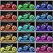 RangerRider 12PCS Motorcycle LED Strip Lights kit, Multi-Color Accent Glow Neon Lights Lamp Flexible with Dual IR/RF/Sound Controller for Harley Davidson Honda Kawasaki Suzuki Ducati Polaris KTM BMW