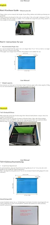 MerryNine Foolscap Suspension Files 15PCS Mixed Color with Tabs 16.1in 9.8in view 7