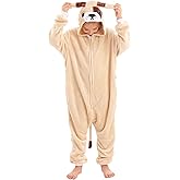TYONMUJO Animal Onesie Costume for Kids Halloween Costumes for Girls Boys Cosplay Outfit Bulldog