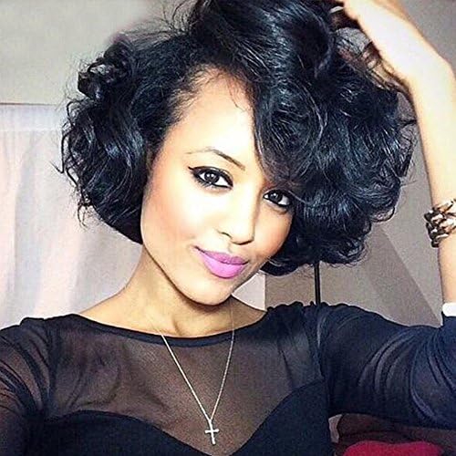 IUEENLY Brazilian Virgin Funmi Hair Weave 3 Bundles Aunty Funmi Bouncy Curls Virgin Hair Spiral Curly Weave Human Hair Extensions Natural Color (8 8 8 inch)