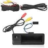 960 * 720 Backup Camera Rear View Parking Asist Camera Fit for E82 E88 E84 E90 E91 E92 E93 E70 E60 E61 E39 3 5 X5 X6 with Dynamic Intelligent Moving Guide Line, 170 Degrees