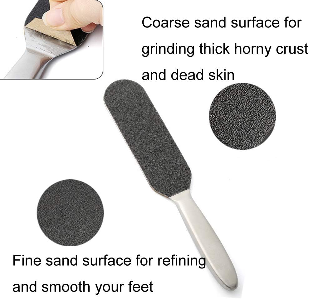 20 Pieces Foot File Replacement Pads Foot File Refills Abrasive