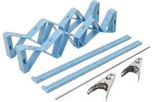 UPTTHOW Stained Glass Multi-Angle Plastic Wedge Tool to Hold Glass During Soldering, Essential Soldering Jig Supplies for Making Glass Crafts Suitable for DIY Lovers Blue