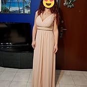 Vestito Damigella Ever-Pretty High-Low In Chiffon - Scollo A V, Senza Maniche, Elegante Per Matrimoni - Foto 8