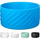 Silicone Boot for Owala 40 OZ Water Bottle, Boots Protector Sleeve Cover Bottom Bumper compatible with FreeSip Owala Water Bottles (Blue, 9 CM Boot Fits Owala 40 OZ Bottle)
