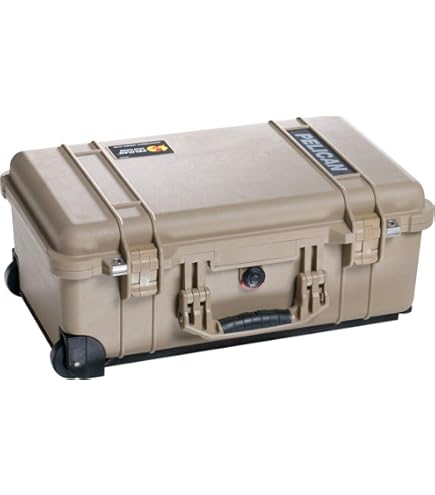 Amazon.com: Pelican 1640 - Case 23.7X24X13.9 Tan W/Fm : Electronics