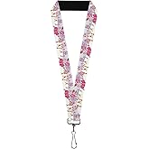 Buckle-Down Hasbro Lanyard, Candy Land Mr. Mint Pose and Candy Canes Multi Color, Elastic