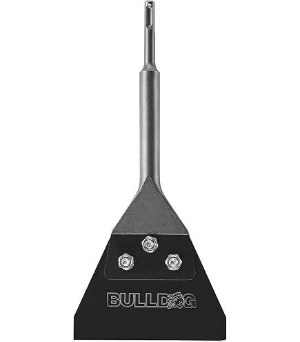 Bosch HS1427 SDS-Plus Hammer Chisel – 2 To 1/2-Inch Wide By 10-Inch Long, Self-Sharpening Steel, For Rotary & Demolition Hammers