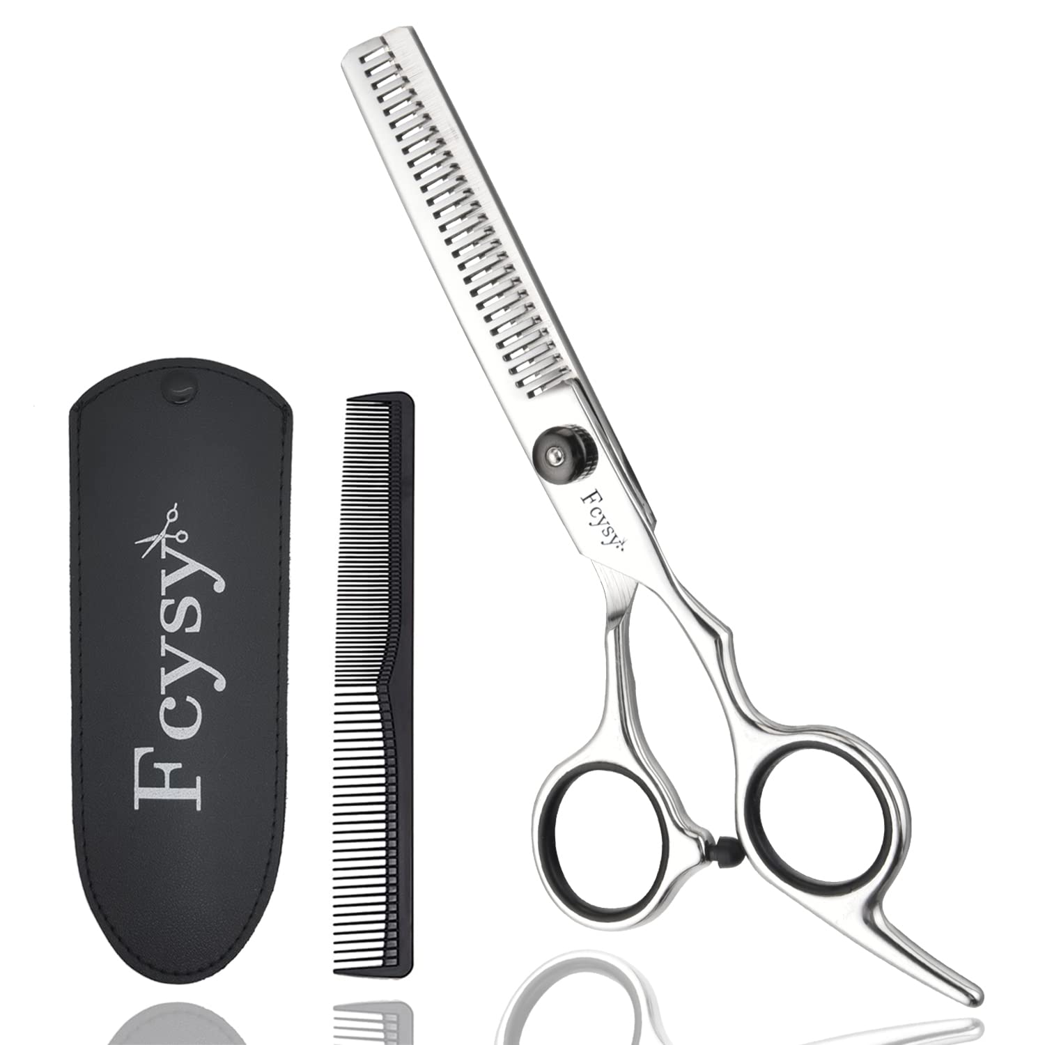 FCYSY Hair Thinning Scissors, Ladies Hair Cutting Set with Comb, Blending & Layering Scissors for Men & Dog Grooming