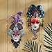 Design Toscano The Venetian 2-Piece Masquerades Sculptural Wall Mask Set