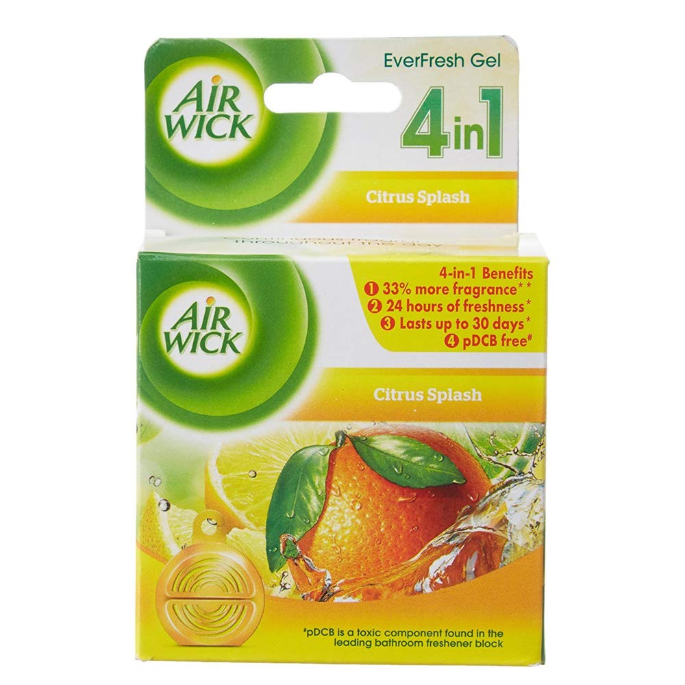 Airwick Everfresh Gel Bathroom Air Freshener Citrus Splash 50 G Amazon In Health Personal Care