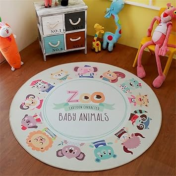 Amazon Ainuo 子供部屋ラウンドカーペットベッドルーム居間スタディ
