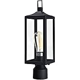 Faymart lighting 17 Inch Outdoor Lamp Post Light Fixture, Exterior Pillar Lights Post Sconce for Residential Sidewalk Pier Mo