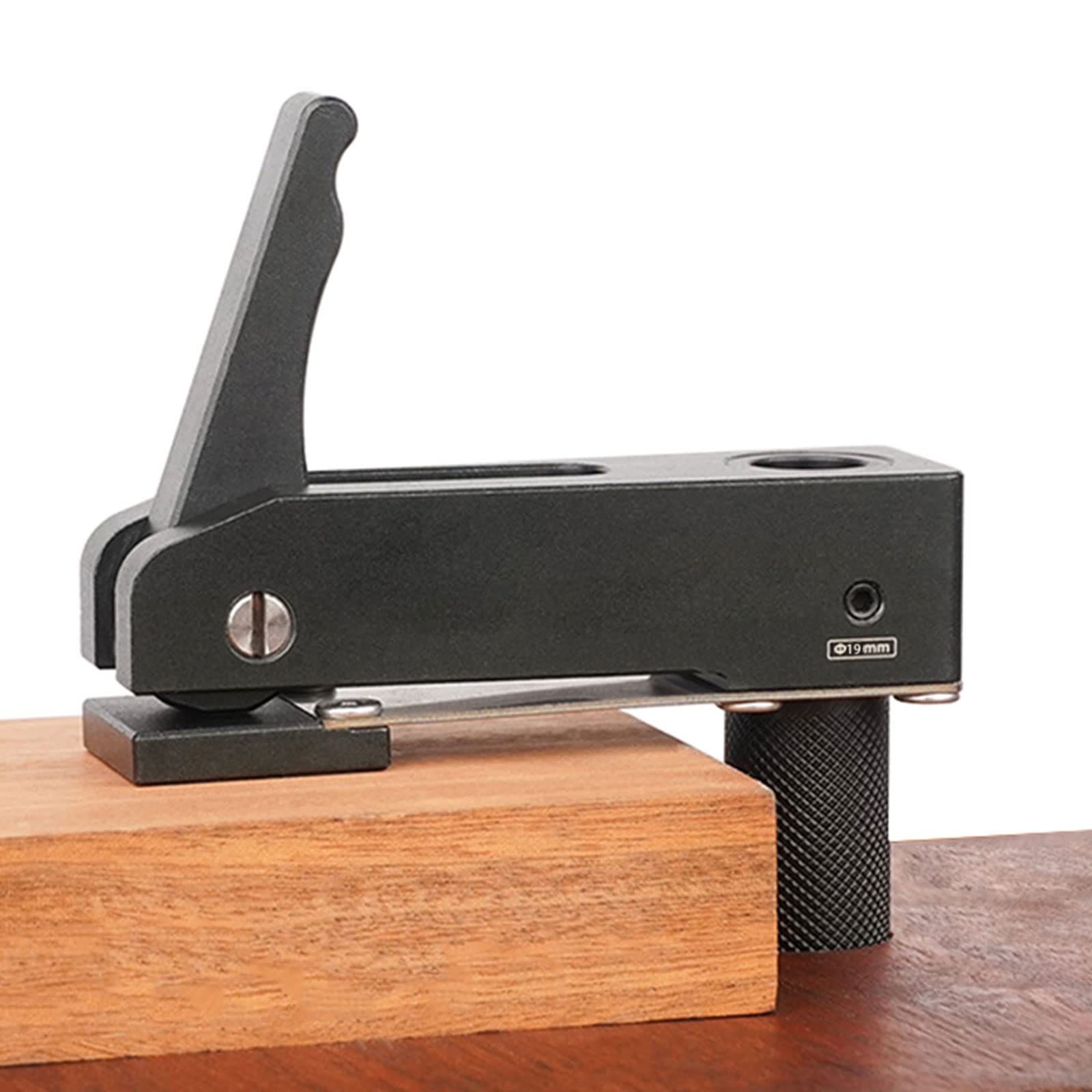 CDIYTOOL Hold Down Clamp, 19mm/20mm Clamping Set Dog Hole Quick Acting Hold Down Clamp Woodworking Desktop Clip Adjustable Frame Fast Fixed Clip Clamp Fixture Dog Hole Tool (20MM)