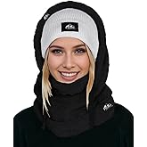 EXLBES Fleece Balaclava Face Mask Winter Ski Mask for Men Women Wind-Resistant Warm Face Cover for Cold Weather