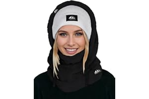 EXLBES Fleece Balaclava Face Mask Winter Ski Mask for Men Women Wind-Resistant Warm Face Cover for Cold Weather