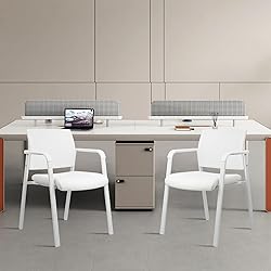 CLATINA Stacking Office Chairs | Mesh Back, Thicken