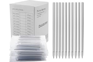 PESLIEF Piercing Needles - LQ 100Pcs 16G Body Piercing Needles Disposable Professional Piercing Needles for Body Ear Navel Nose Lip Nipple (16G 100PC)