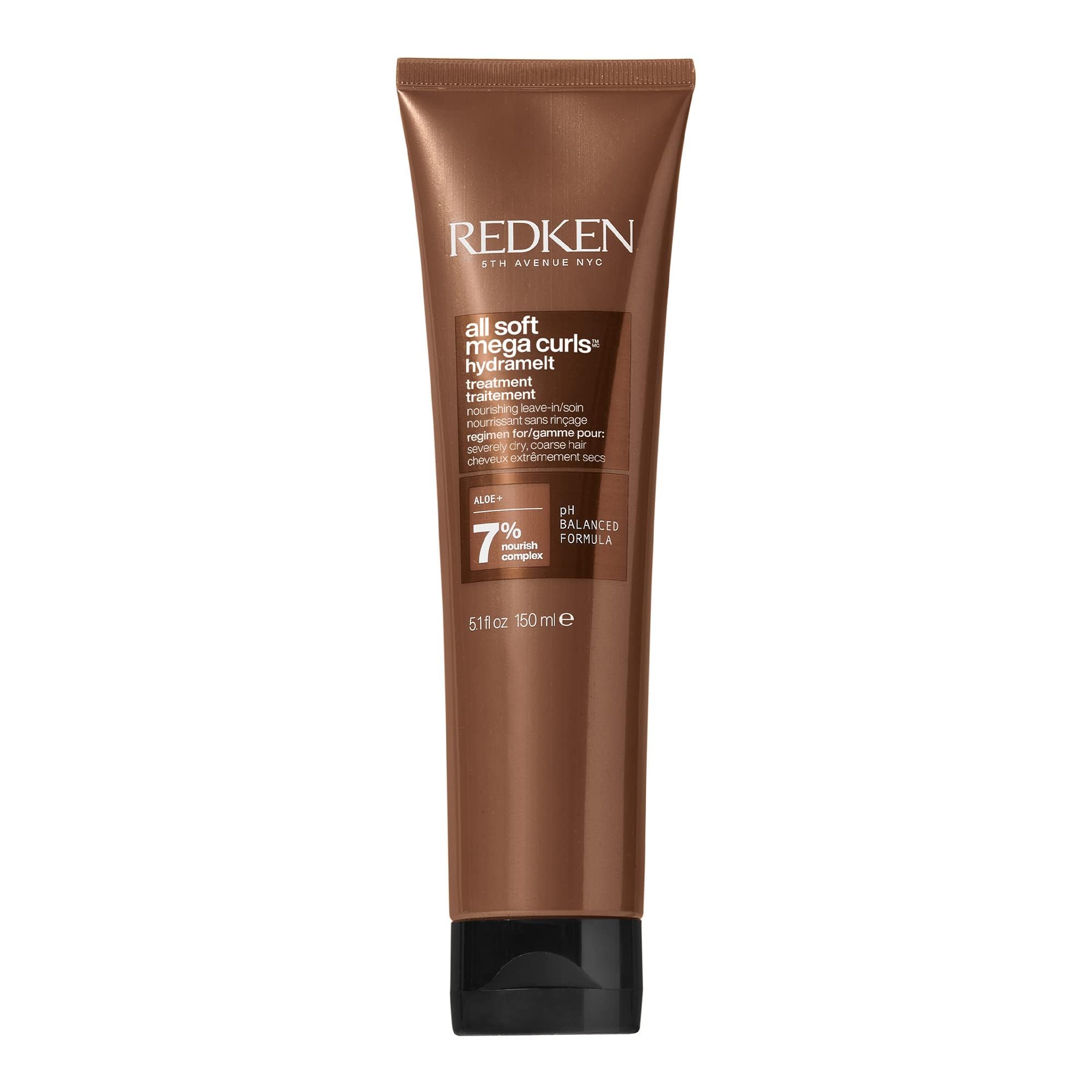 REDKEN | All Soft Mega, Hydramelt Cream, Infused with Aloe Vera, For Severely Dry, Coarse Hair, Hydrates, Softens & Improves Manageability, 150ml