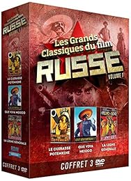 DVD Les Grands Classiques du film Russe vol 1 : Le Cuirassé Potemkine - Que Viva Mexico - La Ligne Générale (Coffret prestige 3 DVD)