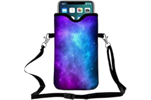FREZORA Cell Phone Sleeves Phone Bag Case Crossbody Neoprene Holder Lanyard Phone Pouch for iPhone 16 15 14 13 12 Series, Samsung S24 S23+ A35 - Galaxy
