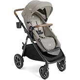 Joie Ginger DLX 4-in-1 All-Terrain Convertible Pramette Stroller | One-hand pramette conversion, height-adjustable seat, newborn to 50 lb., travel system compatible